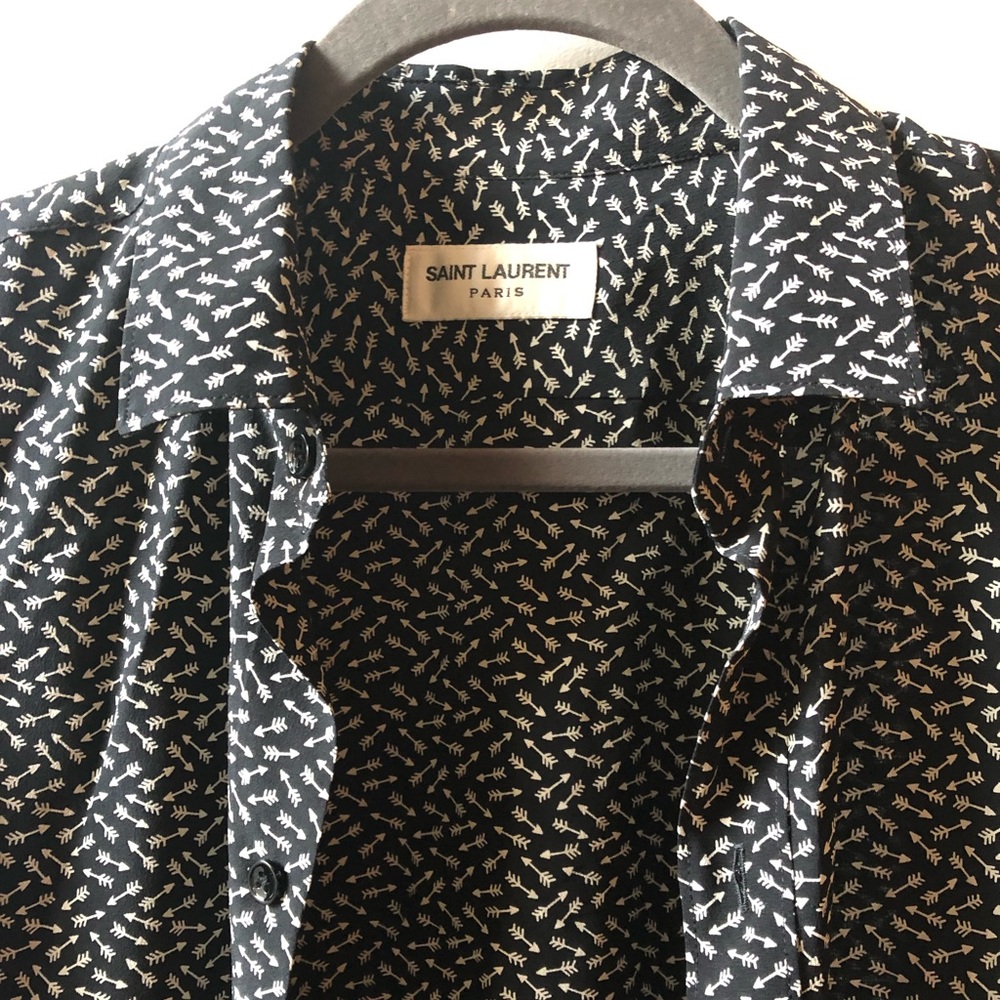 100% SILK  Saint Laurent Women’s Blouse. PRISTINE